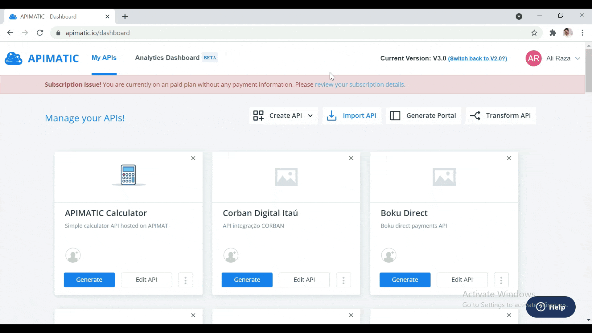 Transforming a OpenAPI 3.0 file to OpenAPI 3.1 in APIMatic