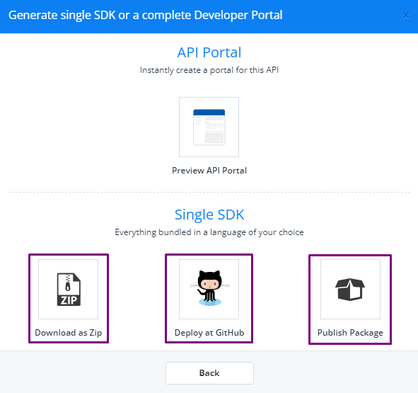 Generate API Portal
